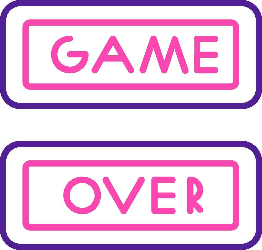 Game over Vector Icon