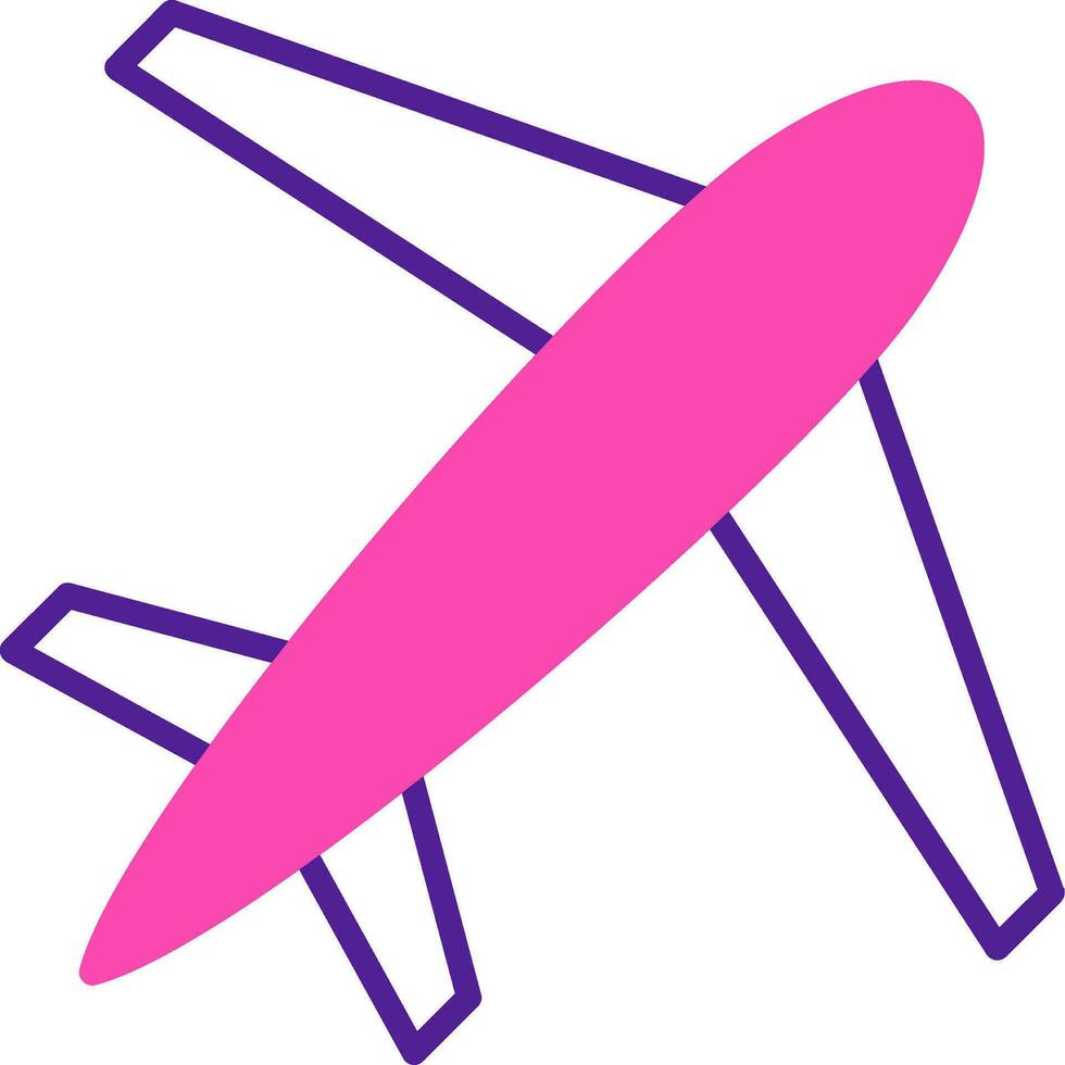 icono de vector de avión