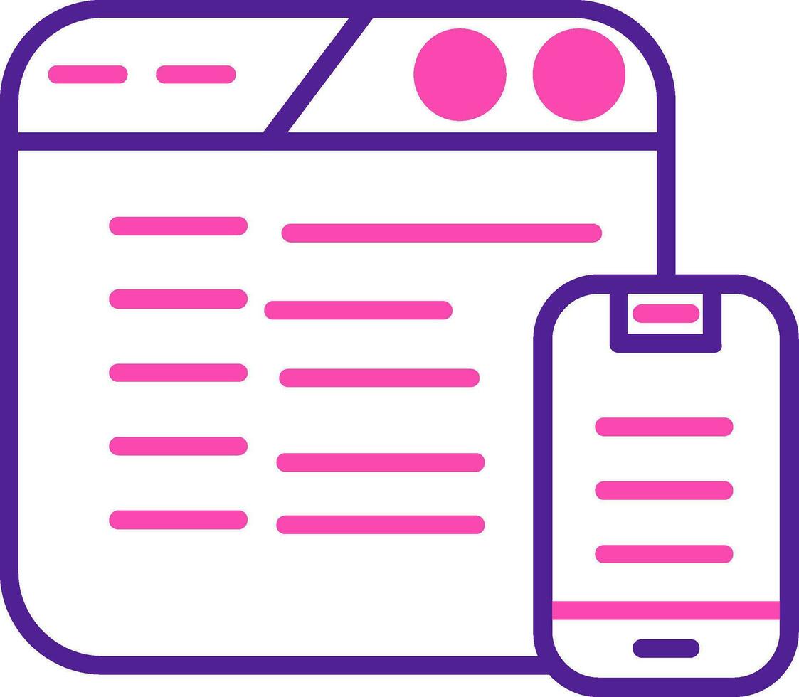 Responsive Vector Icon