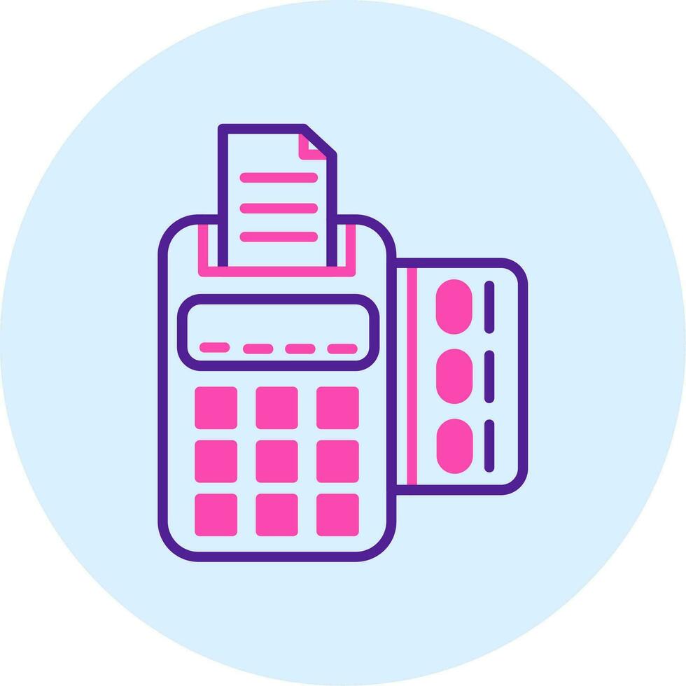 Pos Terminal Vector Icon