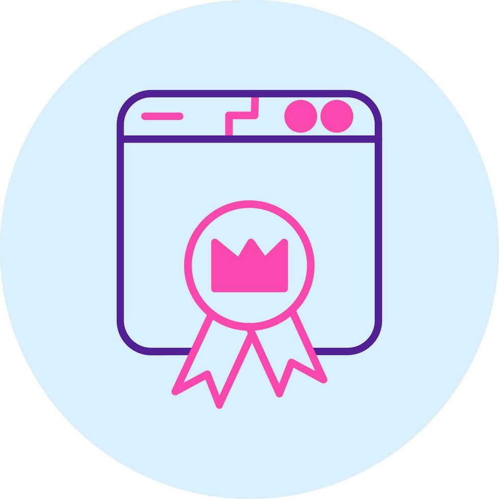 Premium Website Vector Icon