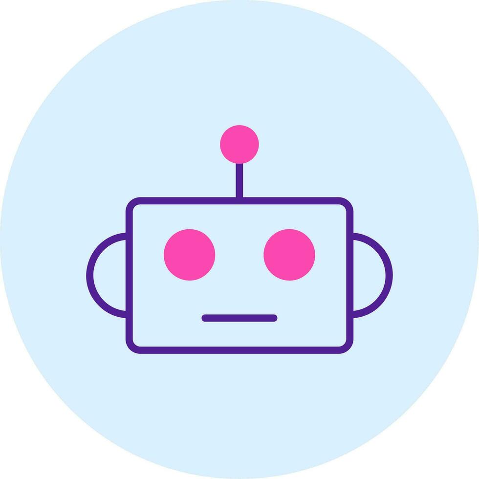 icono de vector de robot