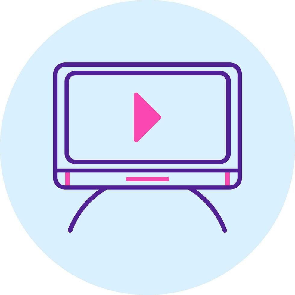 Tv moniter Vector Icon