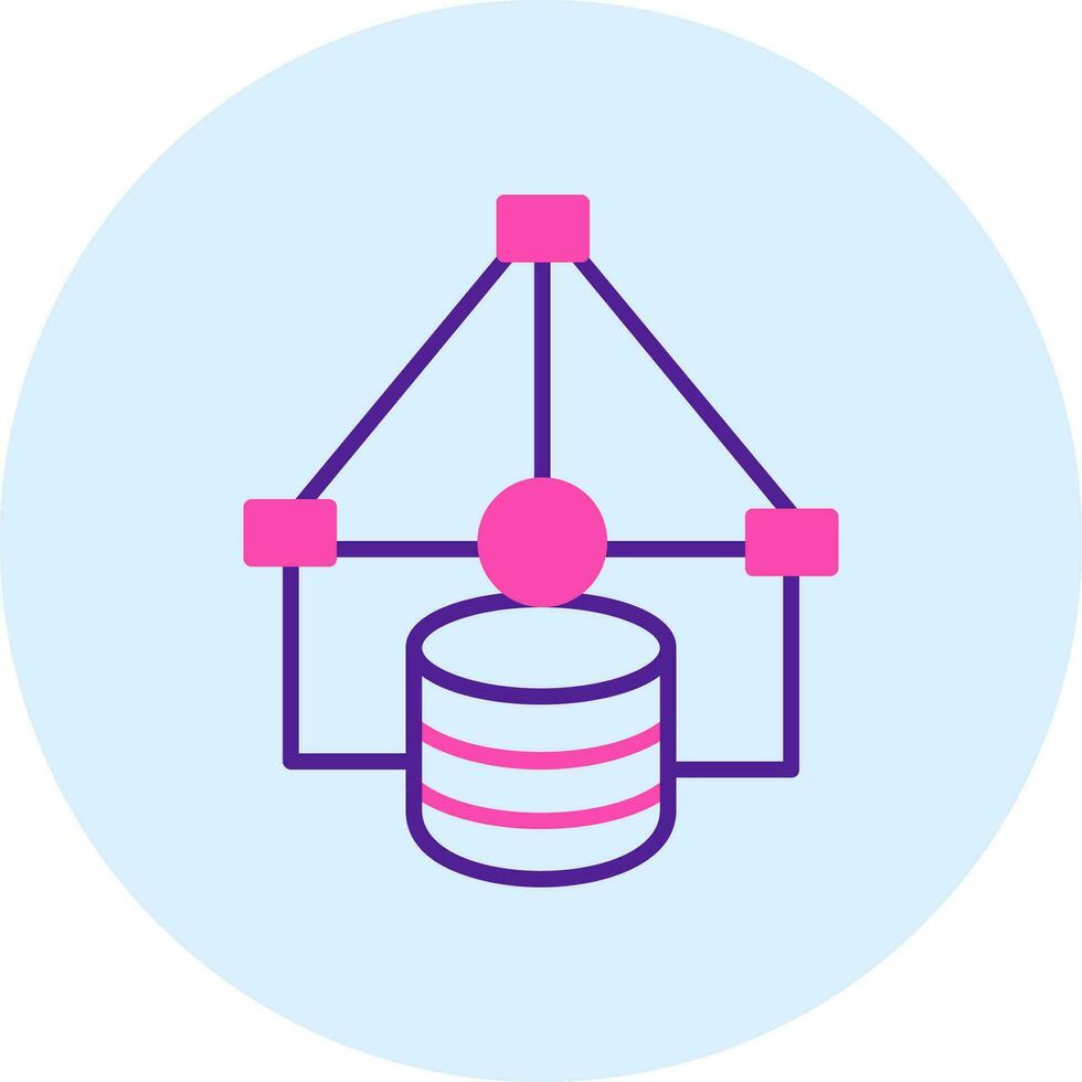 Data Flow Vector Icon