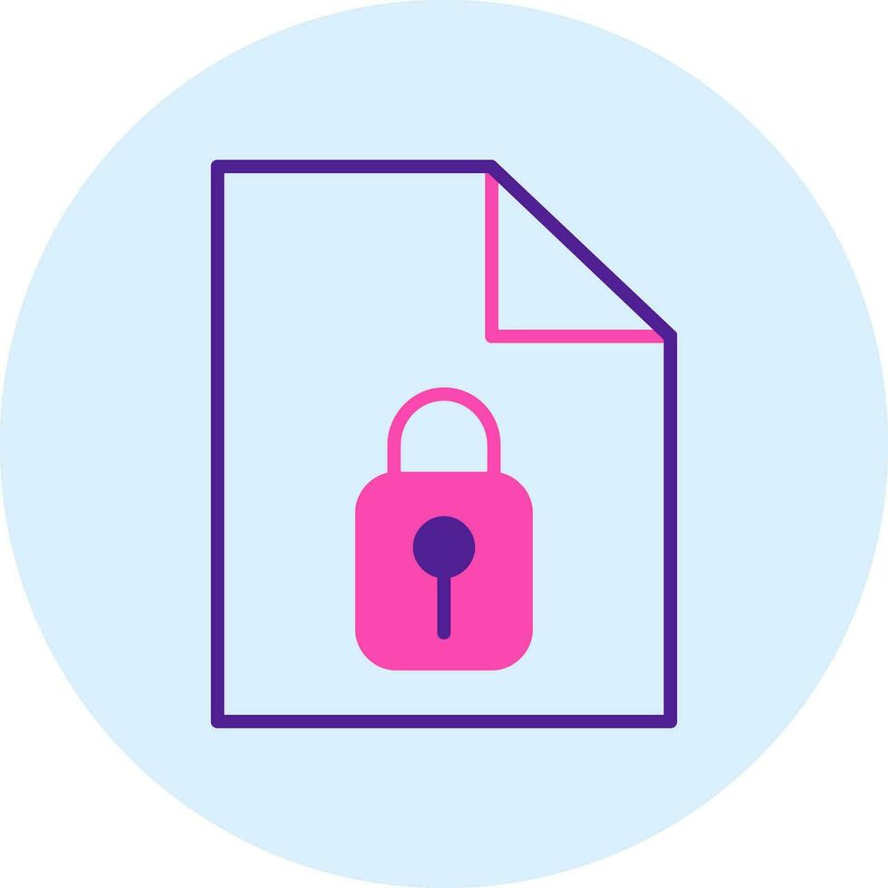 icono de vector de seguridad de datos