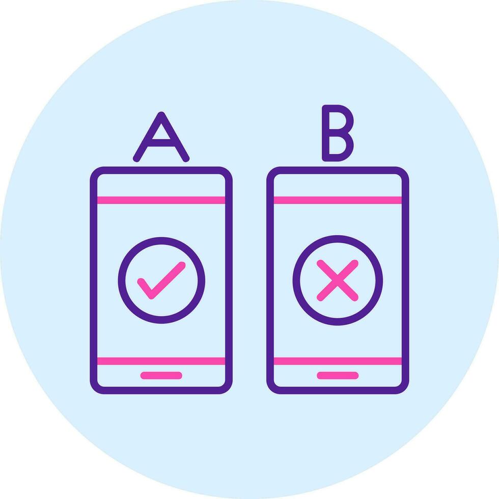 Ab Testing Vector Icon