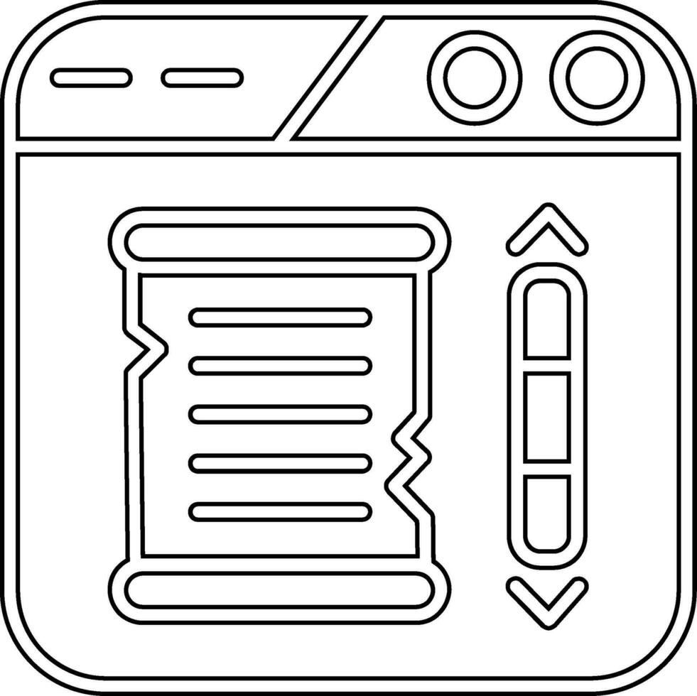 Scroll Vector Icon