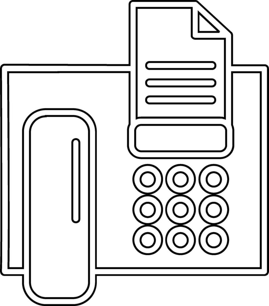 Fax Vector Icon