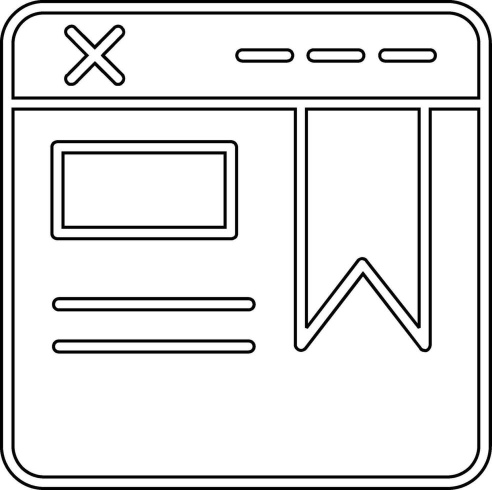 Browser Vector Icon