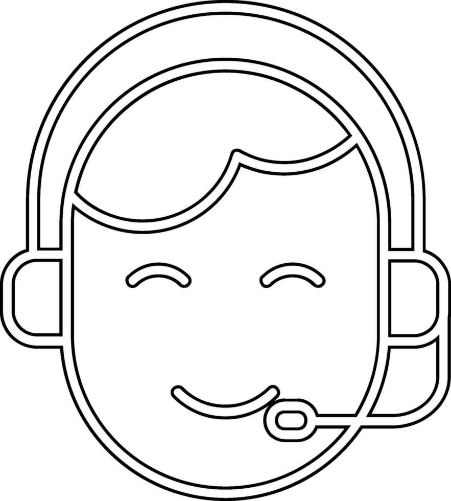 Customer Service Agent Vector Icon