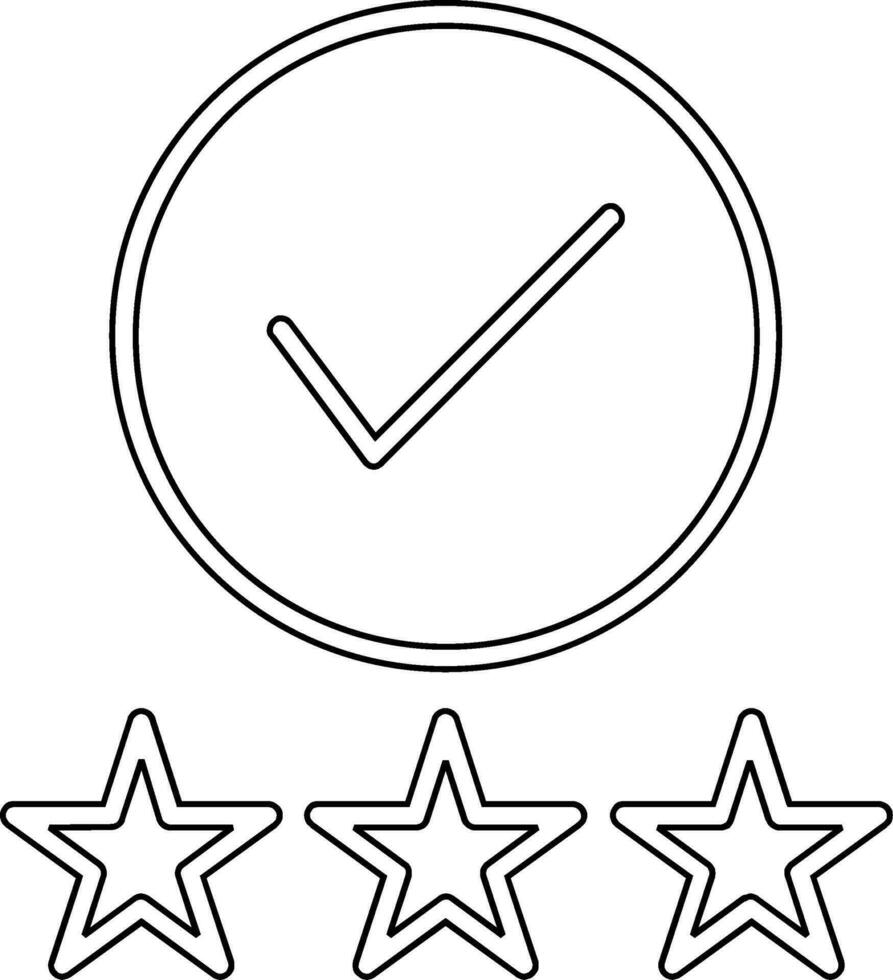 Ratings  Vector Icon