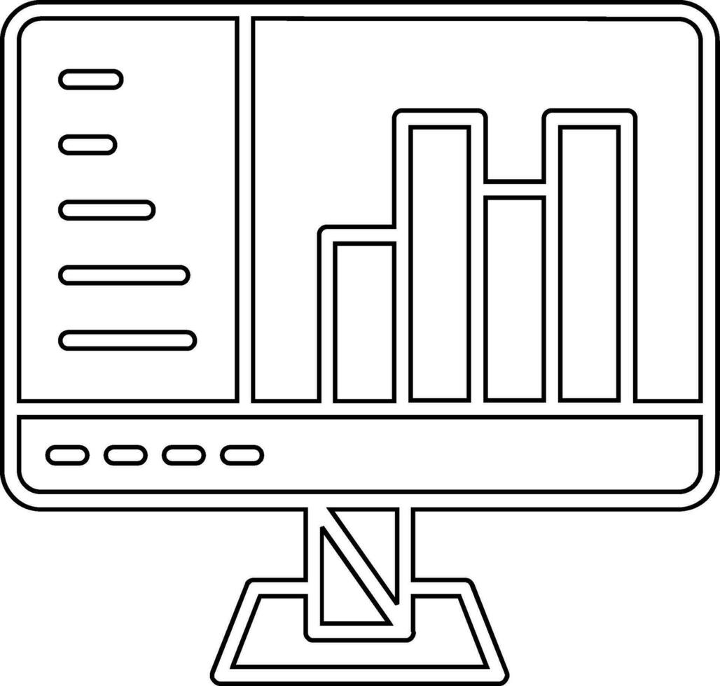 Bar Chart Vector Icon