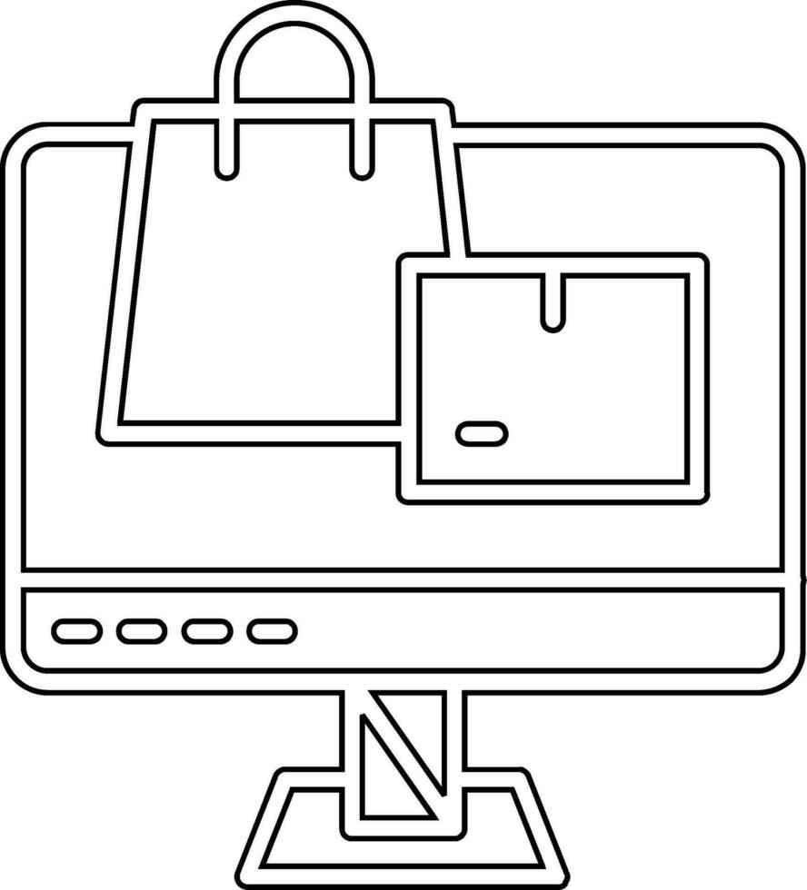 Online Shop Vector Icon