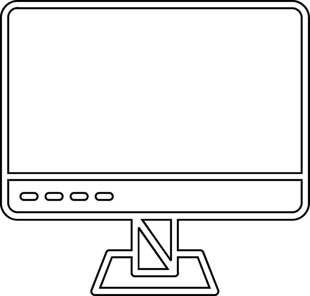 Lcd Vector Icon