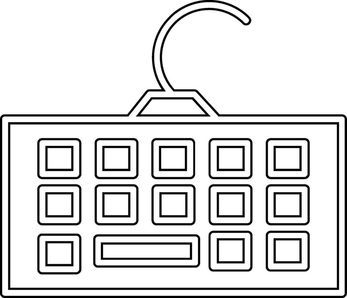 Computer Keyboard Vector Icon