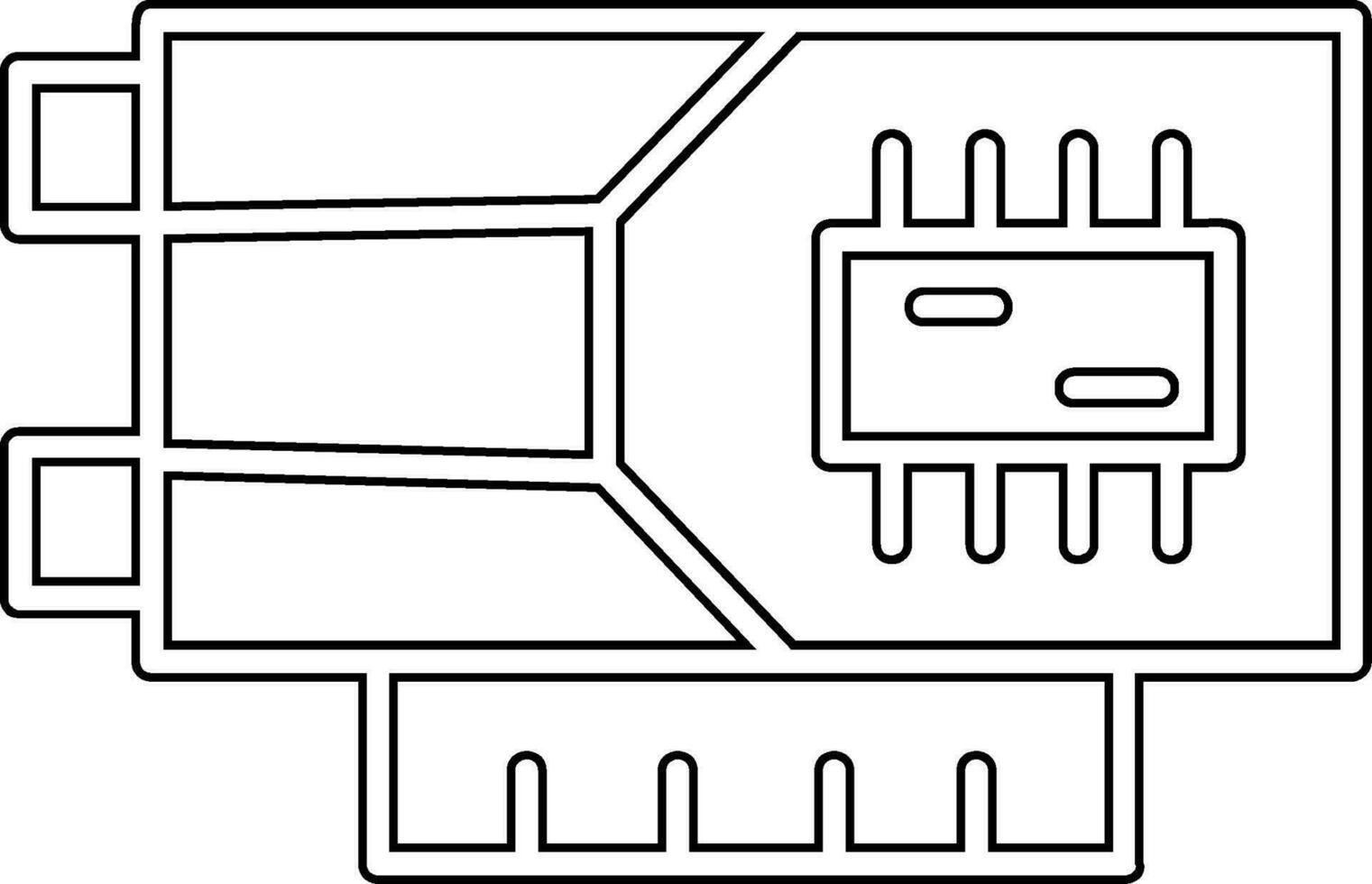 Graphics Card Vector Icon