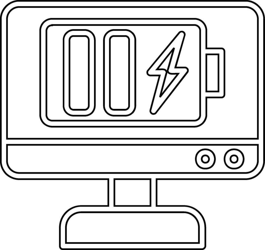 computadora pantalla vector icono