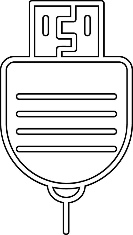 Usb Cable Vector Icon