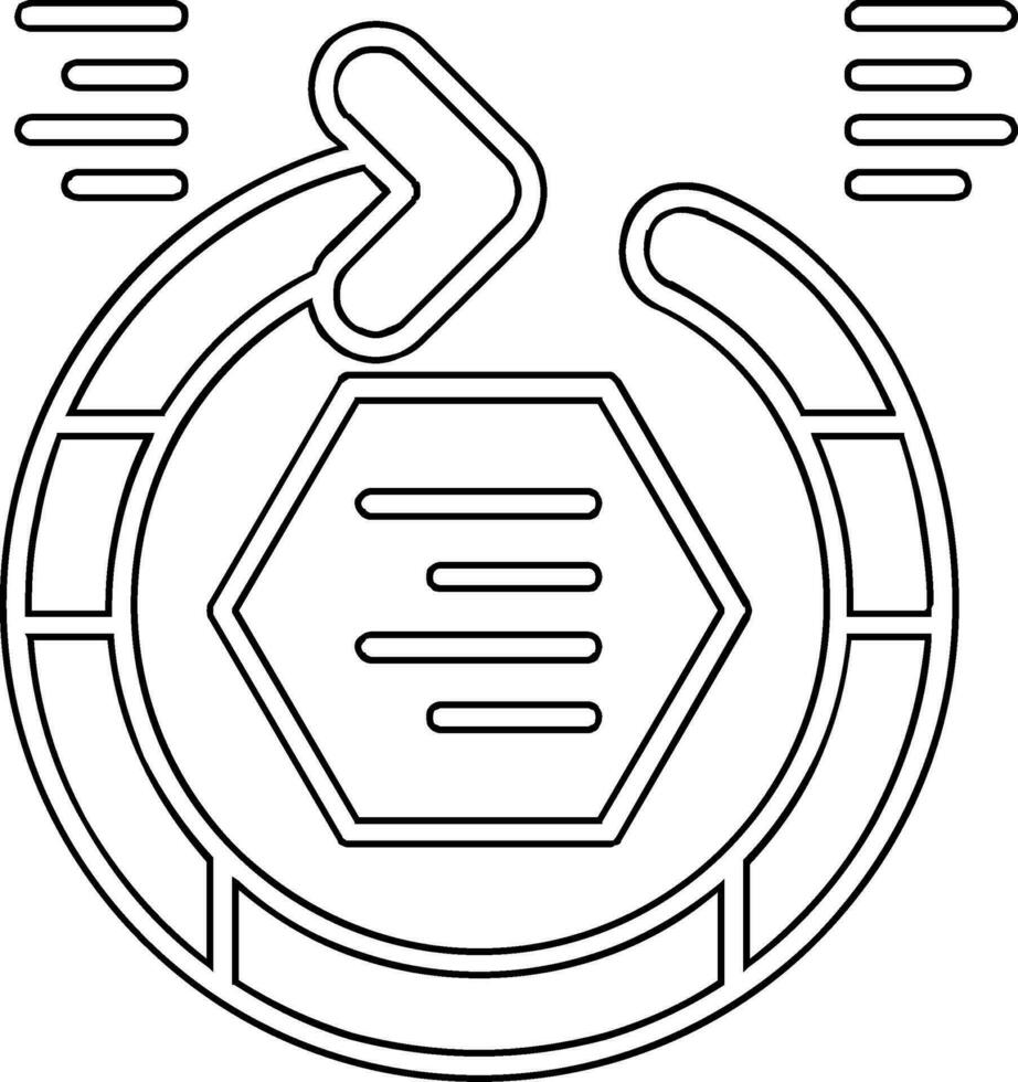 Circular Arrow Vector Icon