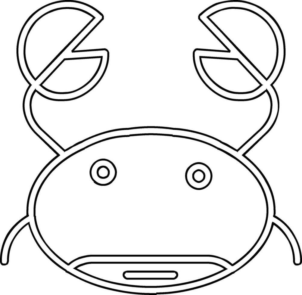 Crab Vector Icon