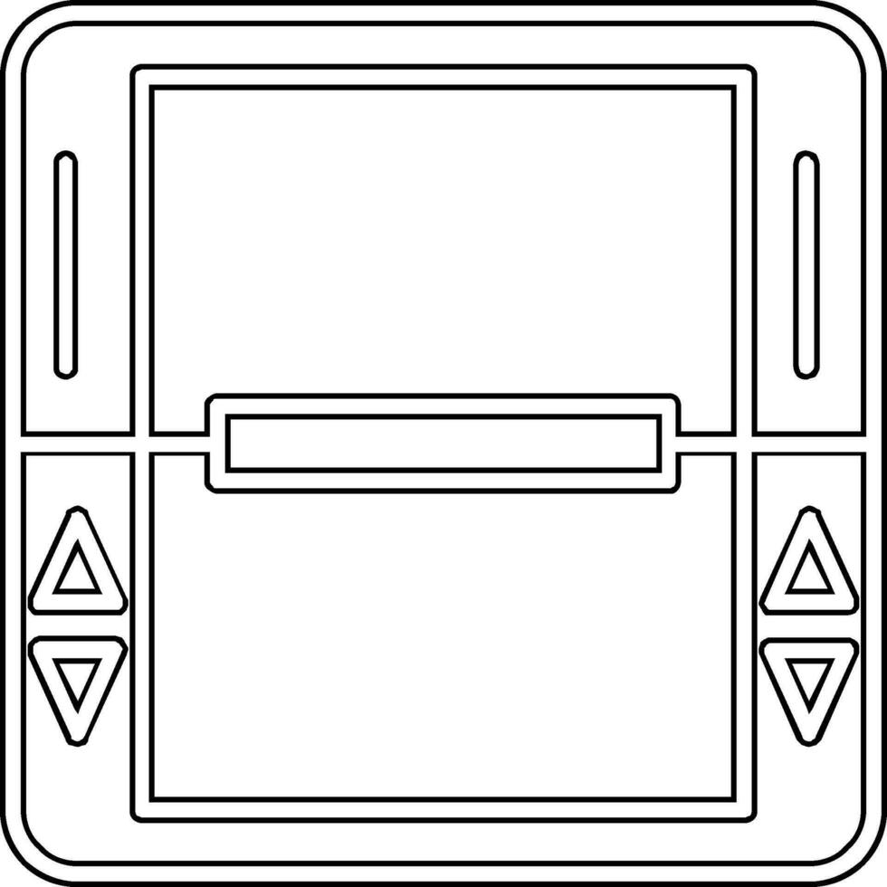 icono de vector de consola de juegos