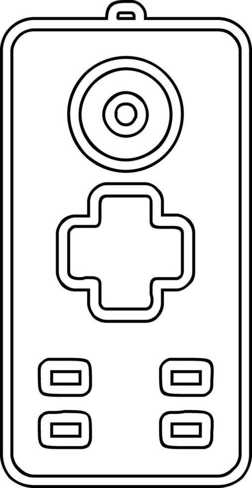 Remote Control Vector Icon
