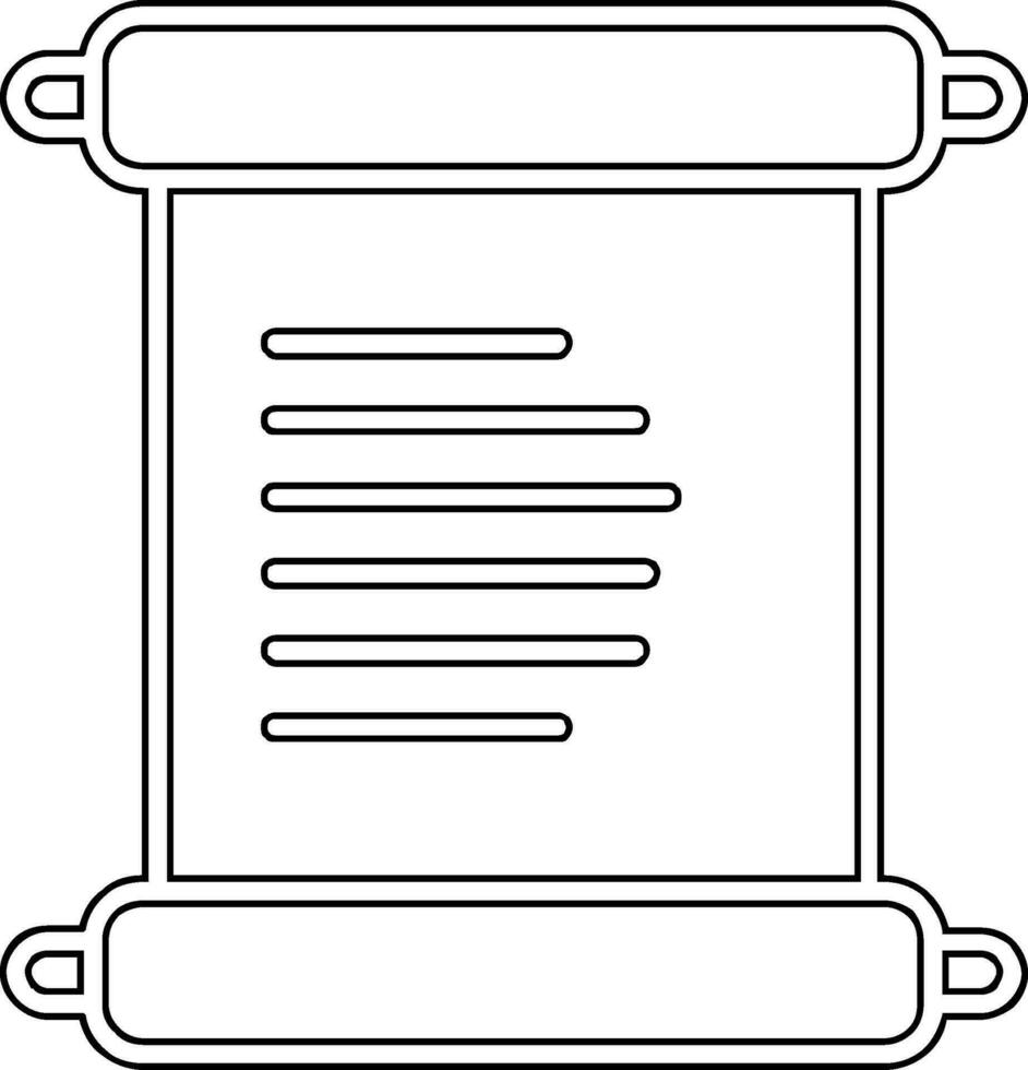Parchment Vector Icon