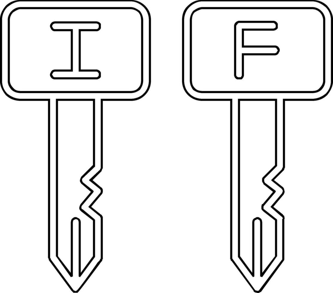 Foreign Key Vector Icon