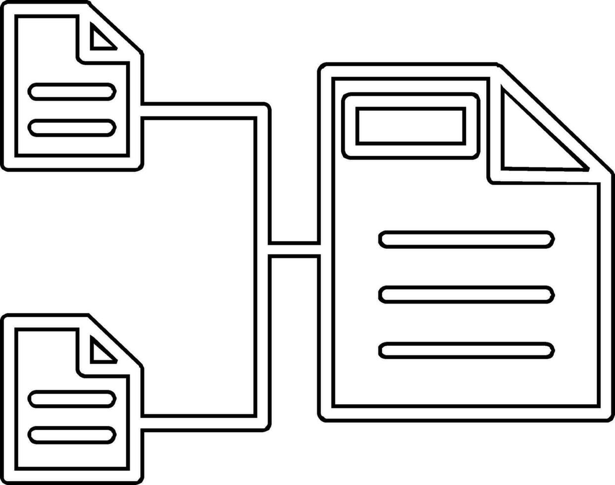 datos modelo vector icono