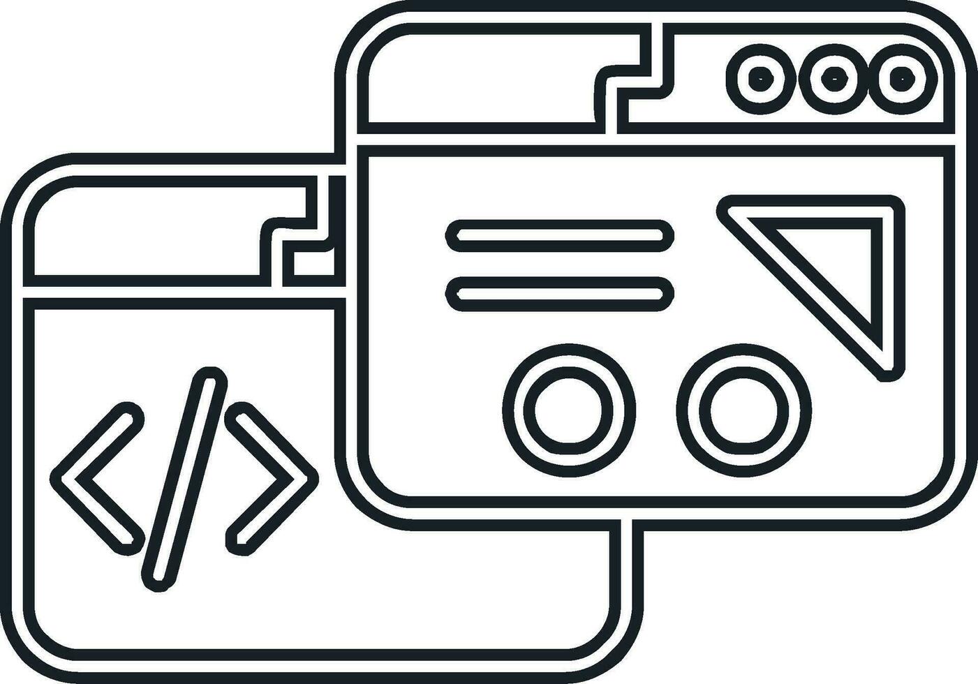 Pop Up Vector Icon