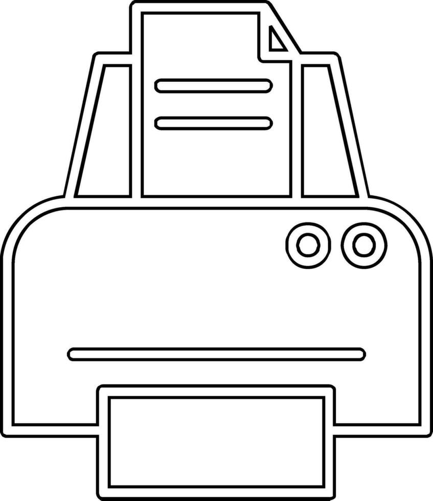 Printer Vector Icon