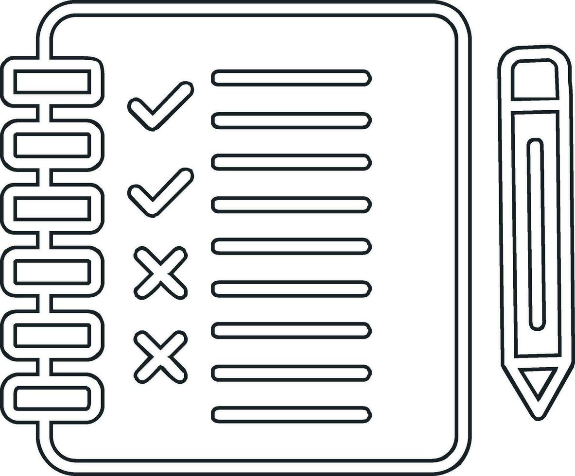 Checklist Vector Icon