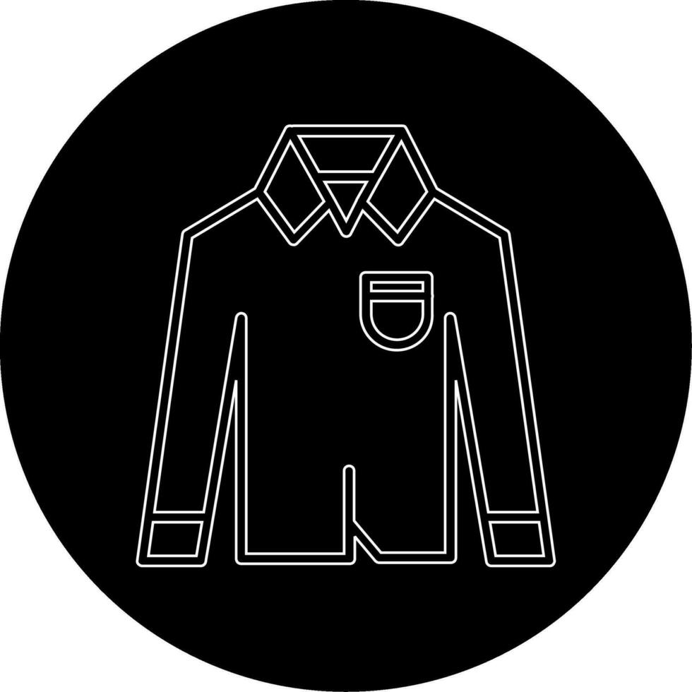 icono de vector de camisa