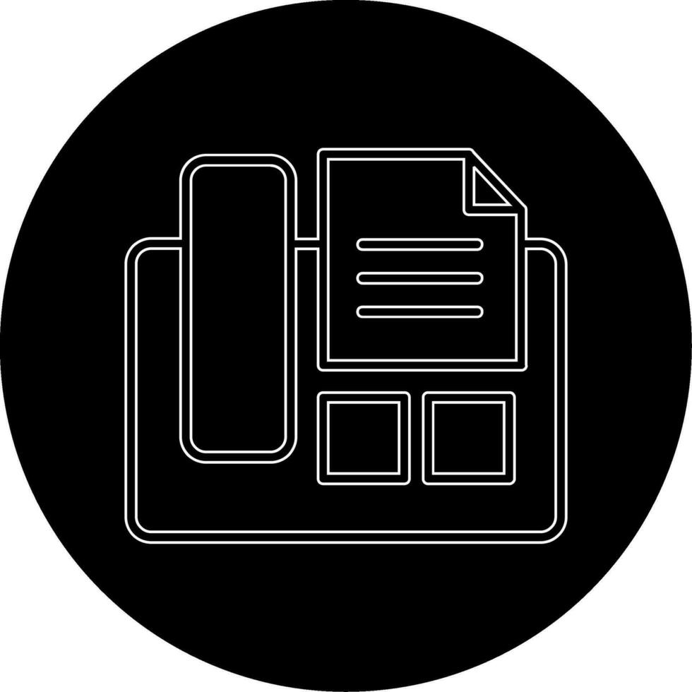 Fax Machine Vector Icon