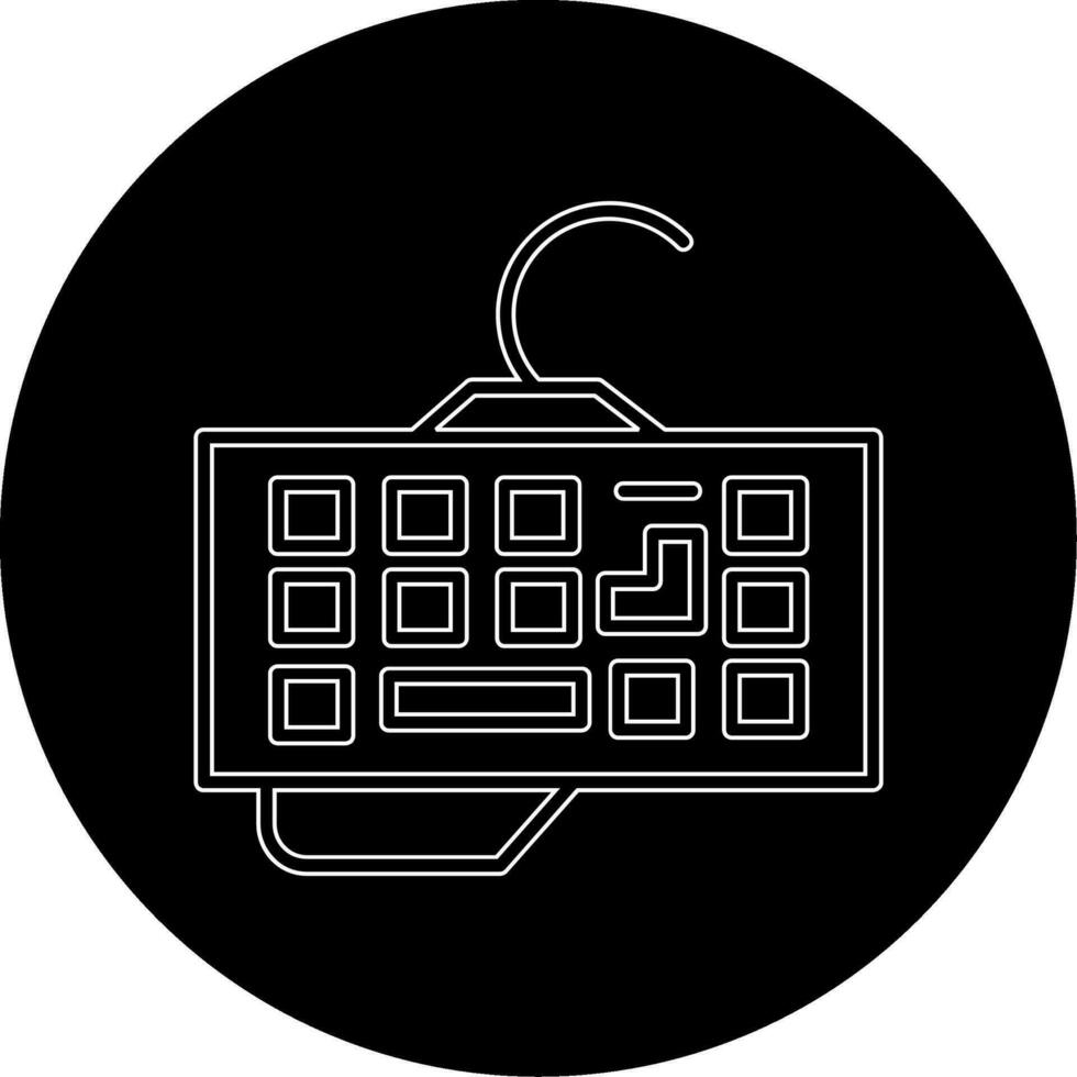 icono de vector de teclado