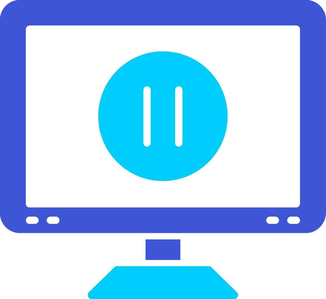 Pause Button Vector Icon