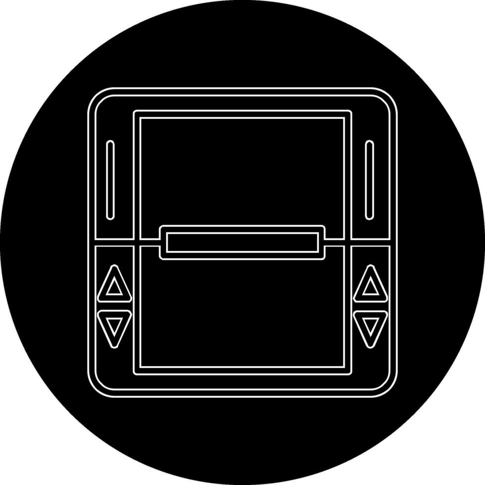 icono de vector de consola de juegos