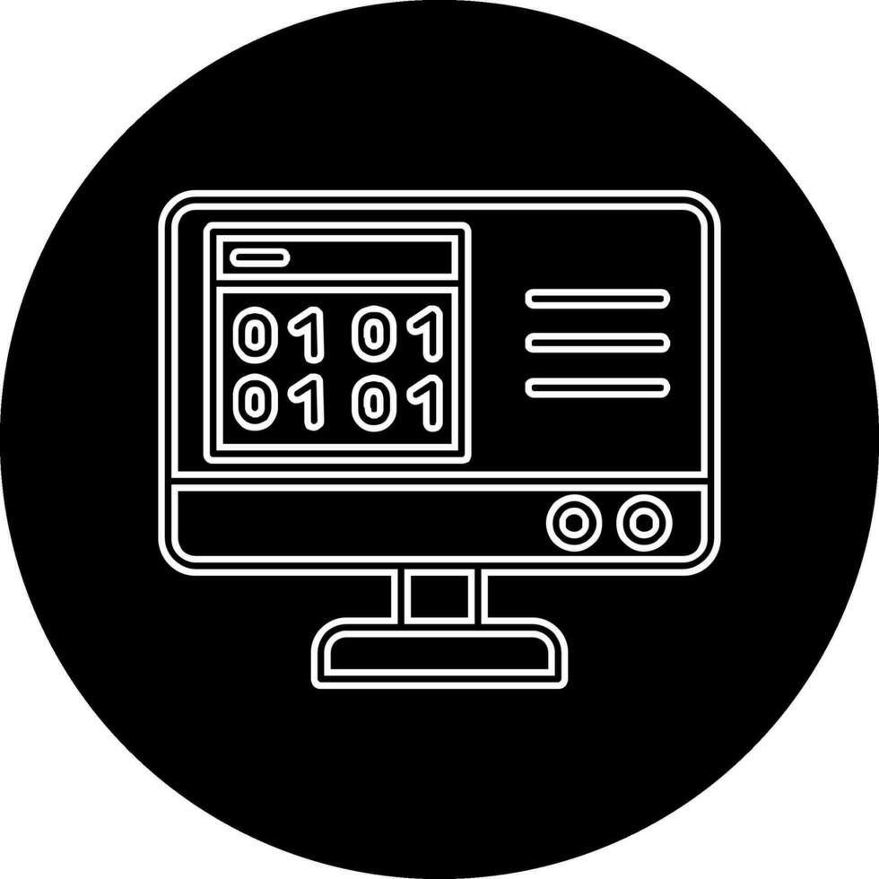 Binary Code Vector Icon