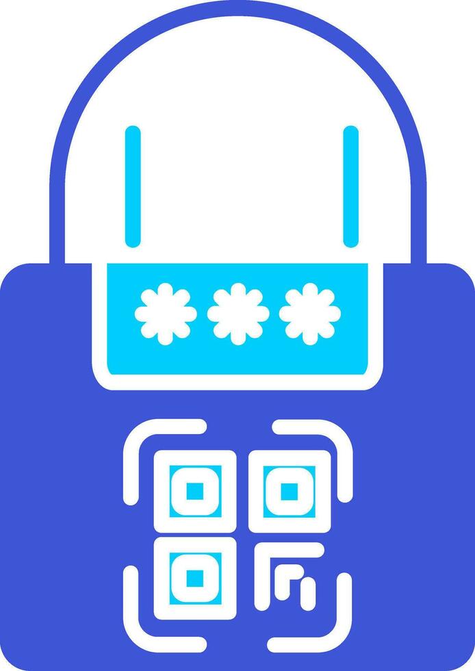 Smart Padlock Vector Icon