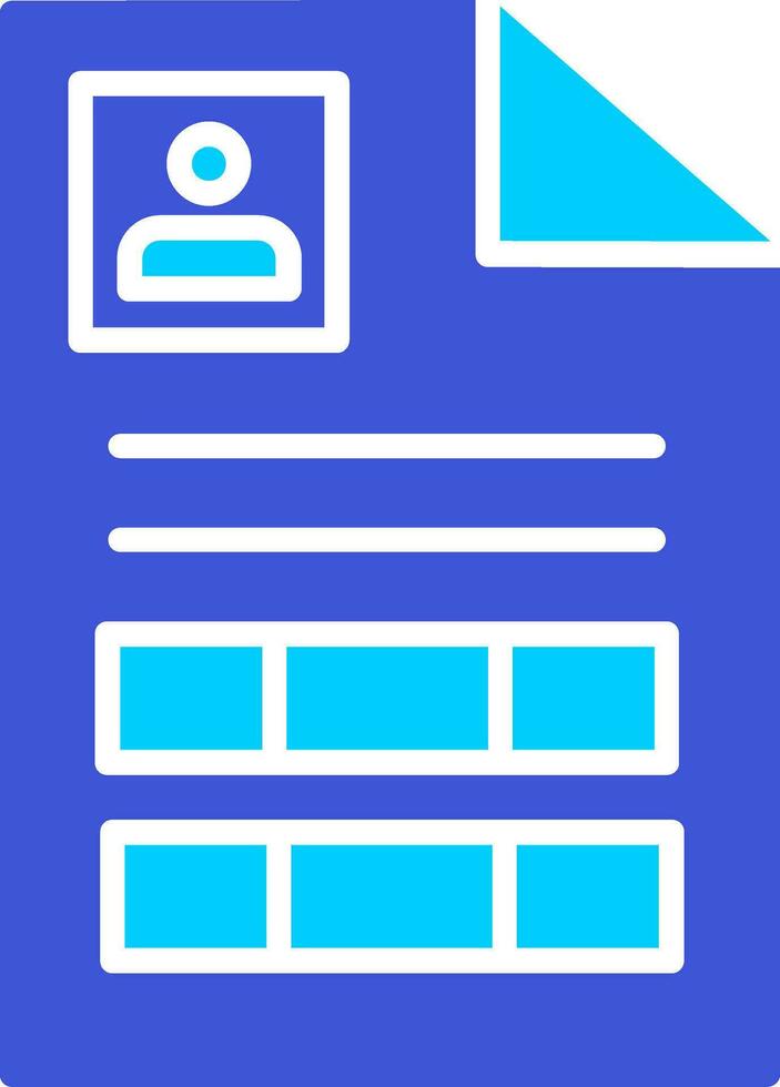 Curriculum Vitae Vector Icon