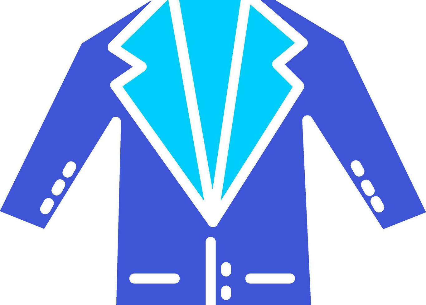 icono de vector de traje