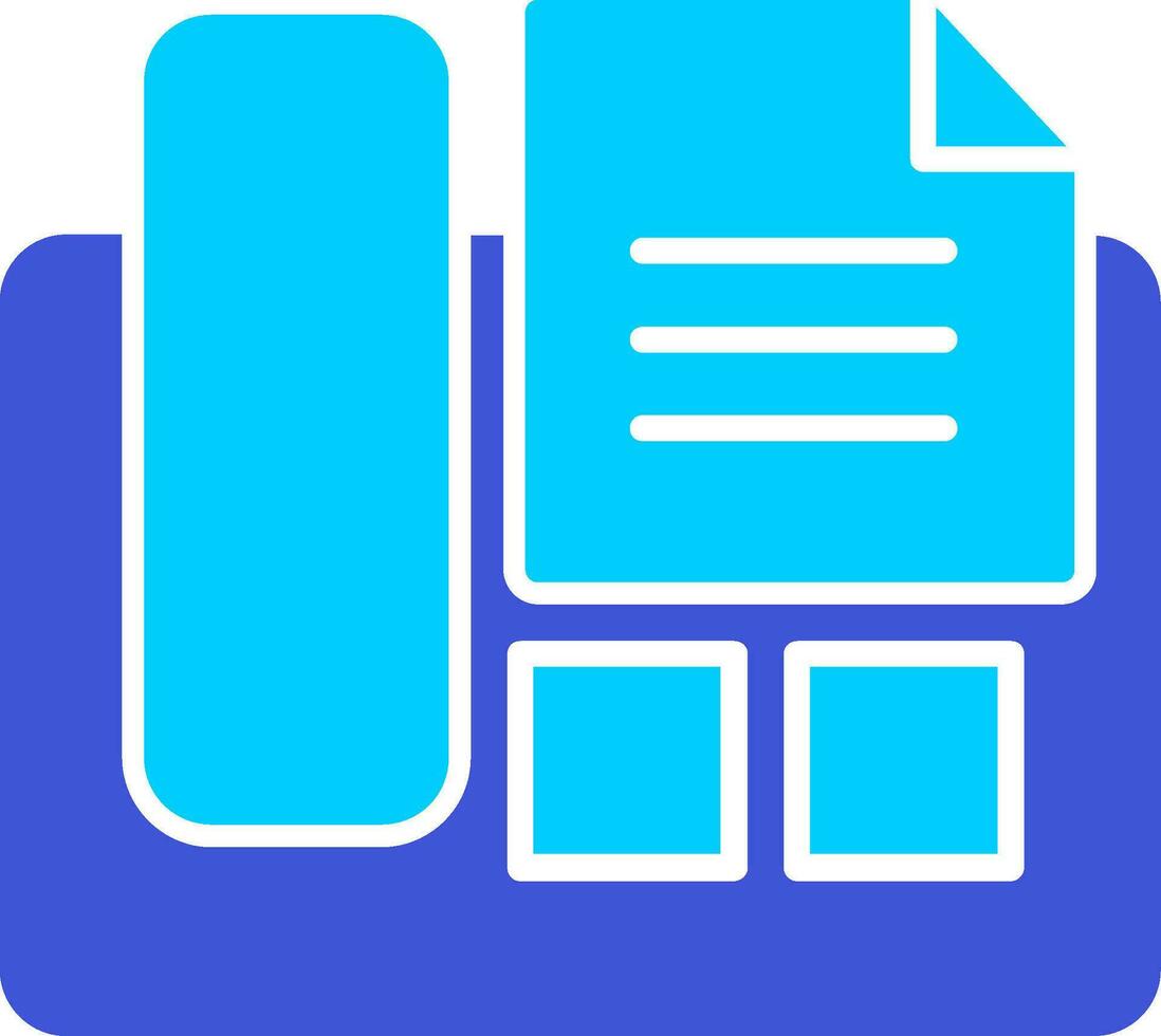 Fax Machine Vector Icon