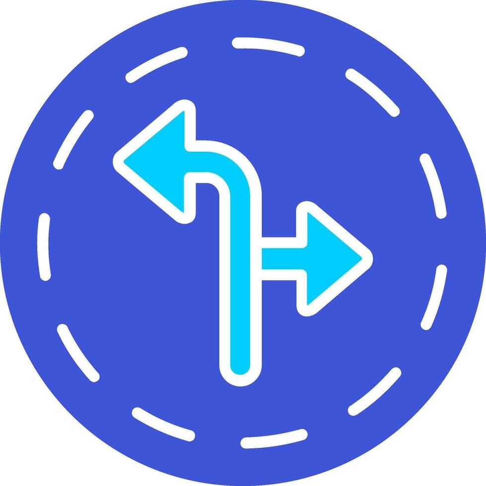 Turn Direction Vector Icon