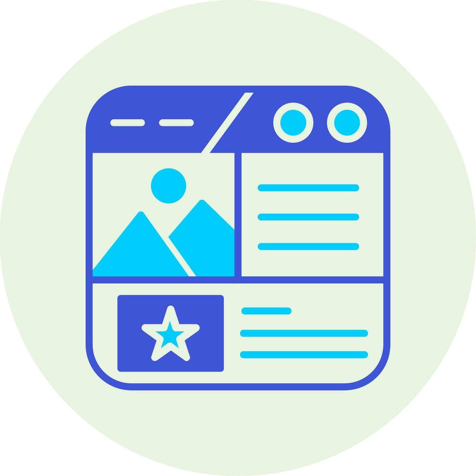 Landing Page Vector Icon