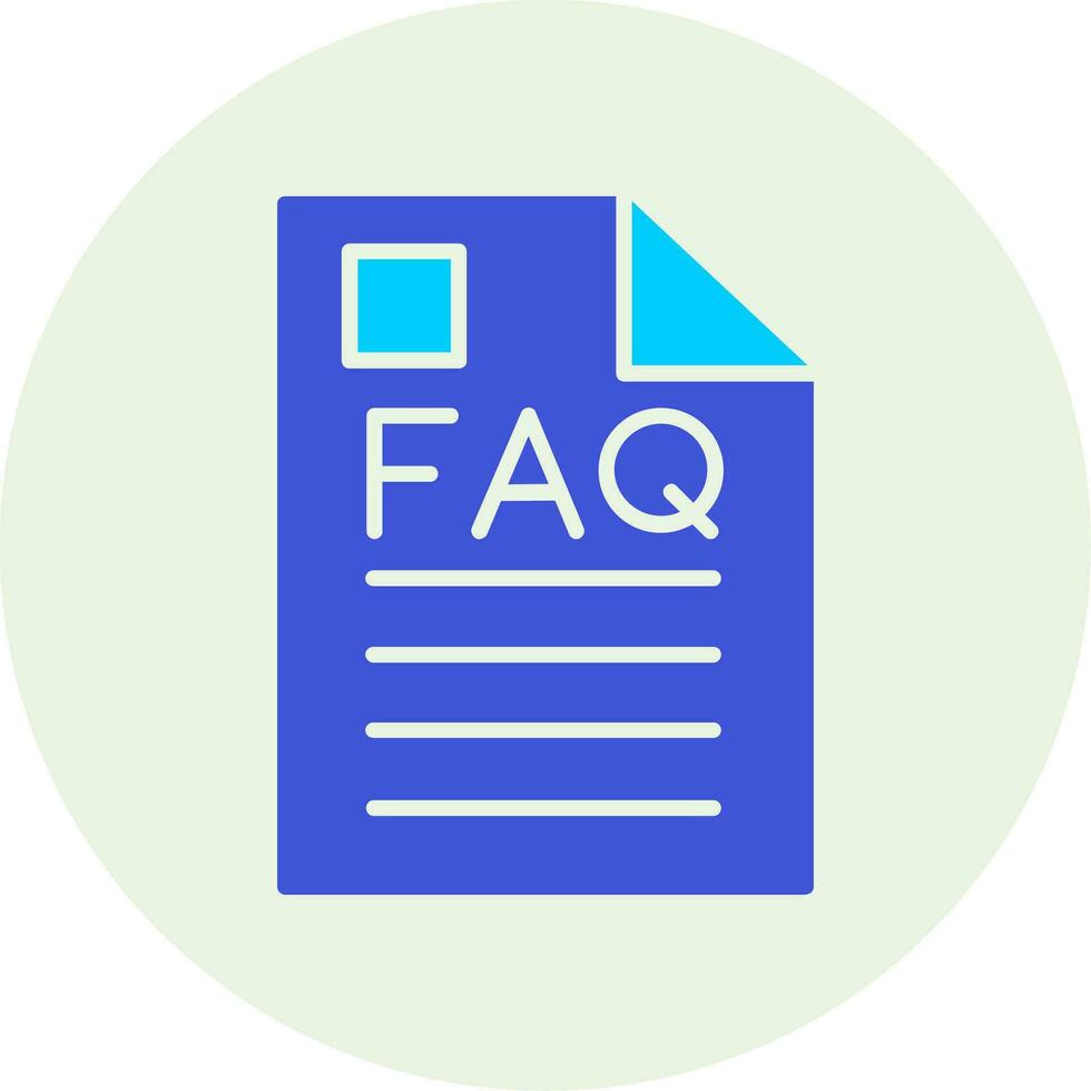 Faq Vector Icon