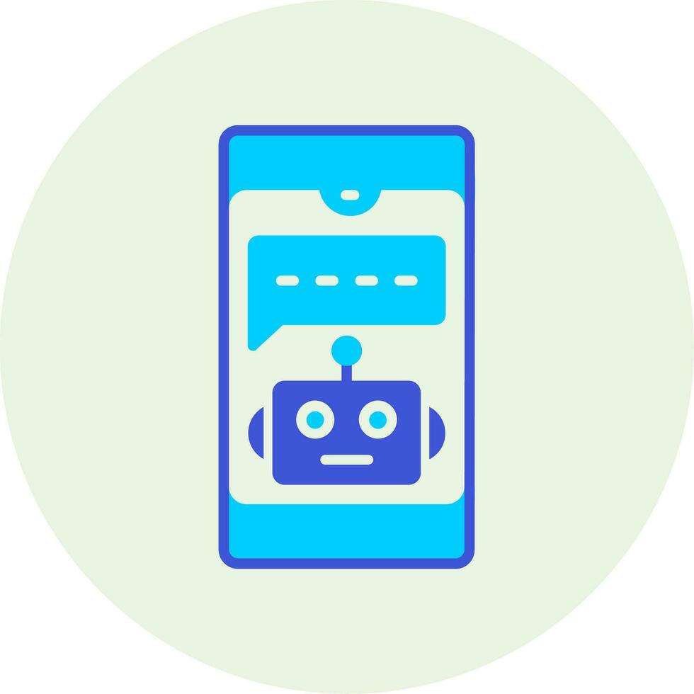 icono de vector de chatbot