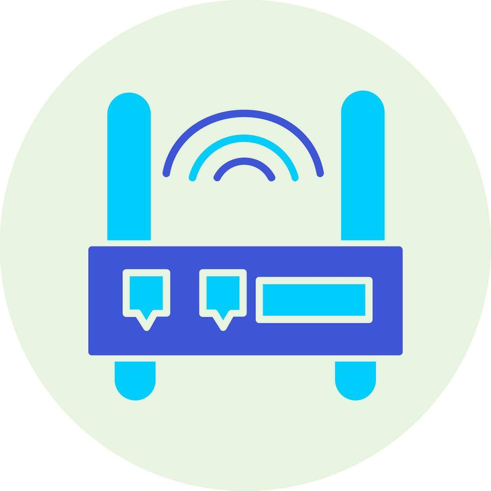 icono de vector de enrutador wifi