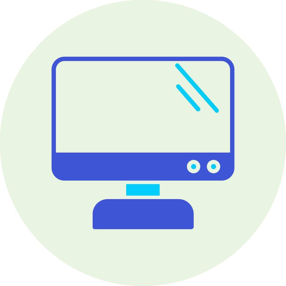 Monitor Screen Vector Icon