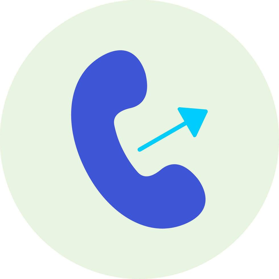 Outgoing Call Vector Icon