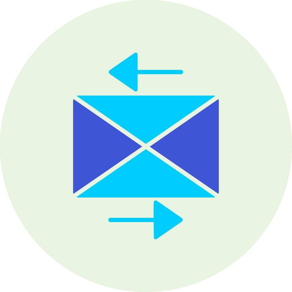 enviar icono de vector de correo